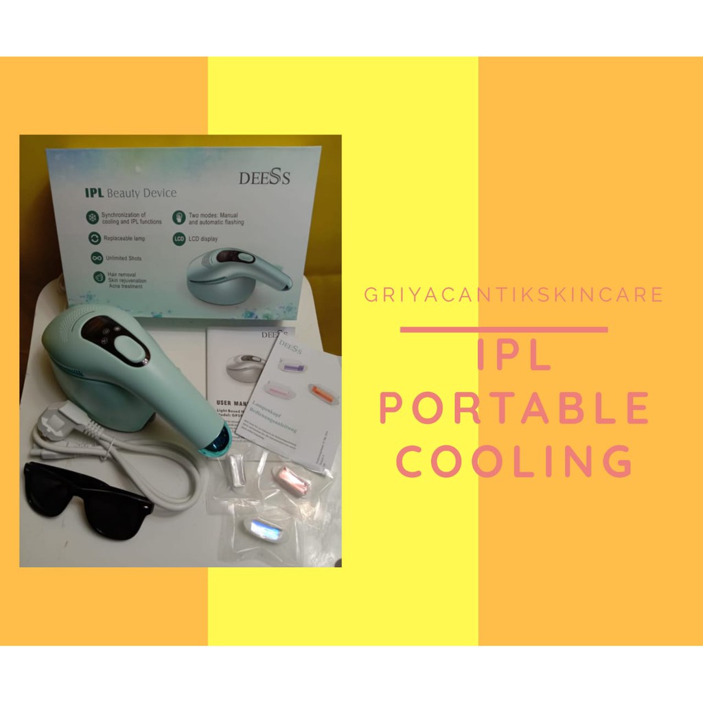 IPL PORTABLE COOLING-HAIR REMOVAL-SKIN REJUVENATION