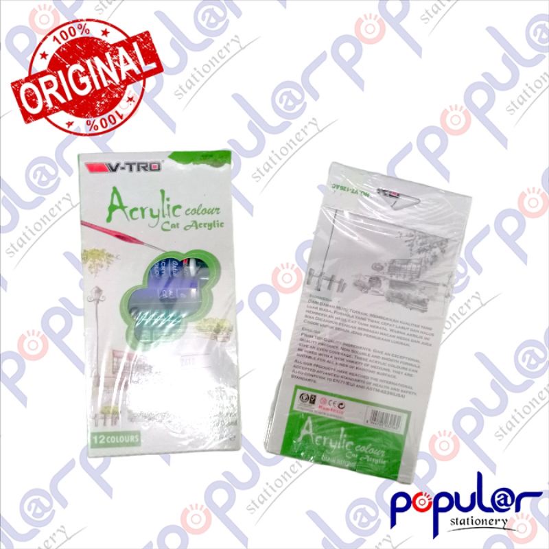 

Cat Acrylic V-tro 12 Warna