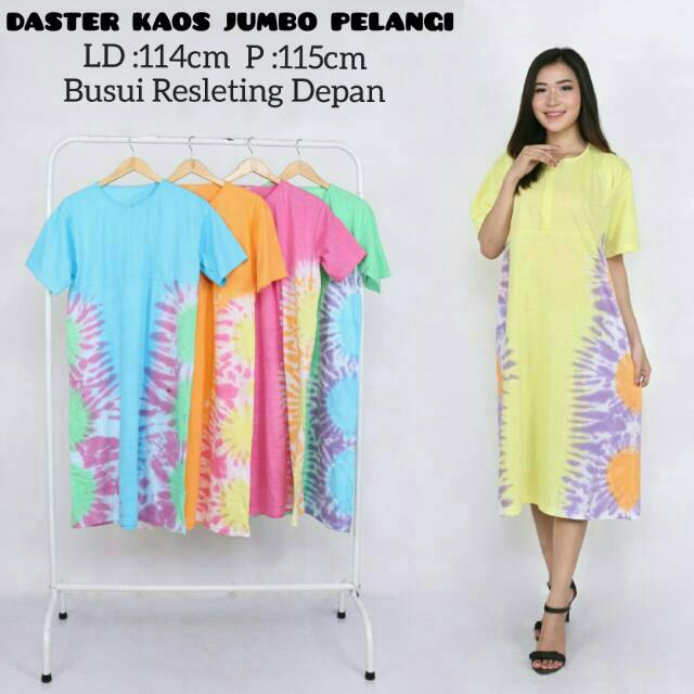  Daster kaos pelangi  grosir daster  Daster  batik 