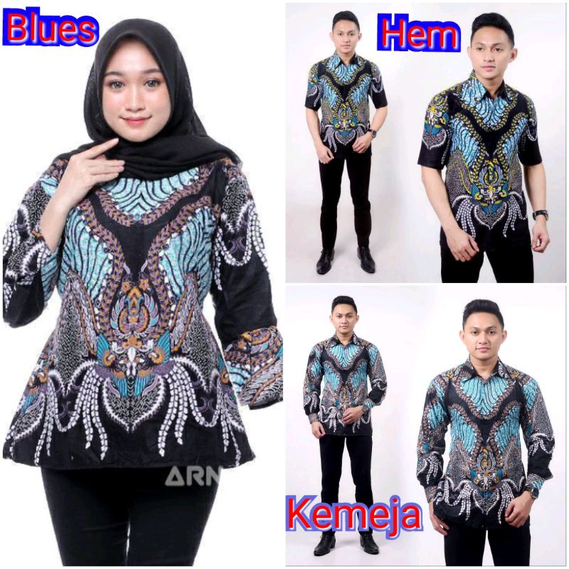 Toko Grosir Batik Aksen Atasan Kerja Casual Batik Modern Wanita Peplum Kombinasi Embos Tanpa Lengan Panjang Solo E5rVmrSOdk1dQ