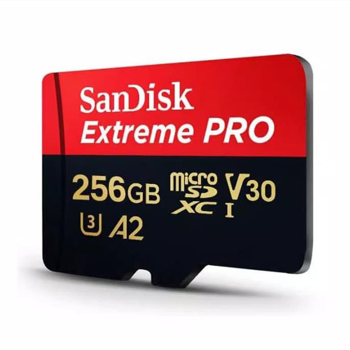 Kartu memori sandisk extreme pro 256 gb Micro sd card memory card aksesoris hp | flasdisk | sandisk