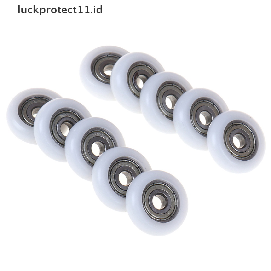 // Hg &amp; ID// 2.5.10pcs Roda roller shower sliding Roda roller Pengganti Pintu Plastik.