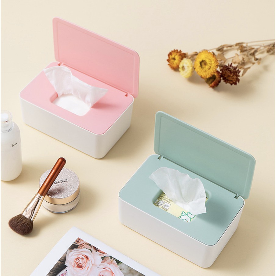 HiH Kotak Dispenser masker Tissue basah tissue kotak penyimpanan masker