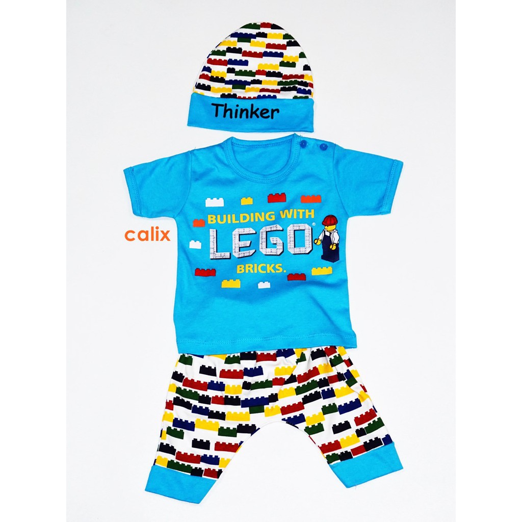 Setelan Baby 1-2thn Lego Baju Anak Murah Baju Tidur Anak All size