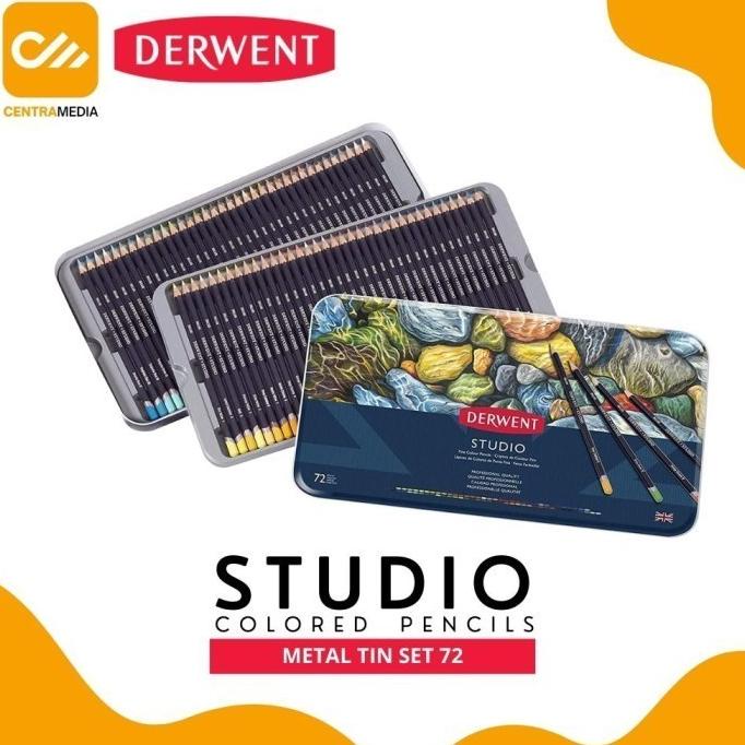 

PENSIL WARNA GAMBAR DERWENT STUDIO 72 PENCIL COLOR METAL TIN SET DSF5456465