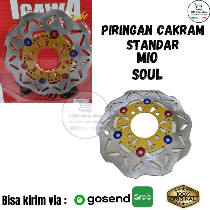 PIRINGAN CAKRAM STANDAR MIO, SOUL PIRINGAN CAKRAM BUNGA MIO SOUL PIRINGAN VARIASI STANDAR