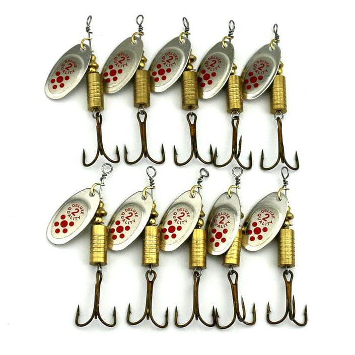 5PCS Fishing Metal Spoon Lure Spinner wire Spinner baits  5g-40g