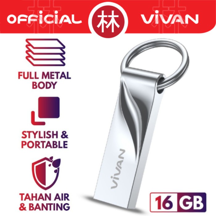 Vivan VF316 16GB Flashdisk Waterproof Ring Design