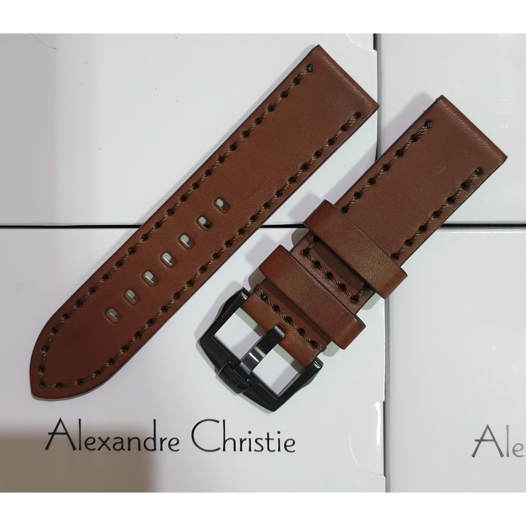 Kulit Alexandre Christie Leather Warna Coklat Original