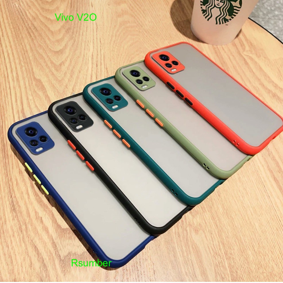 Case Dove VIVO V20 Frosted Camera Case Cover