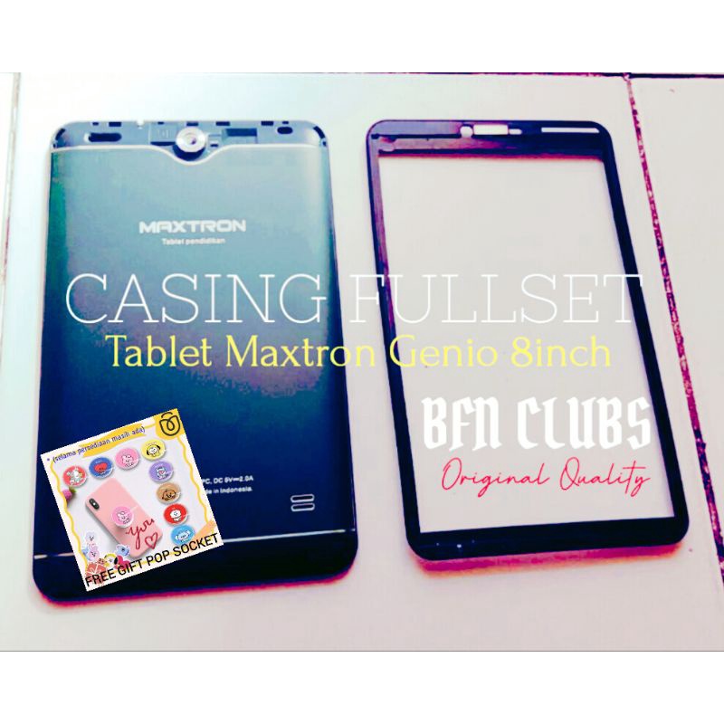 Casing Fullset Tablet Maxtron Genio 8inch Original Quality