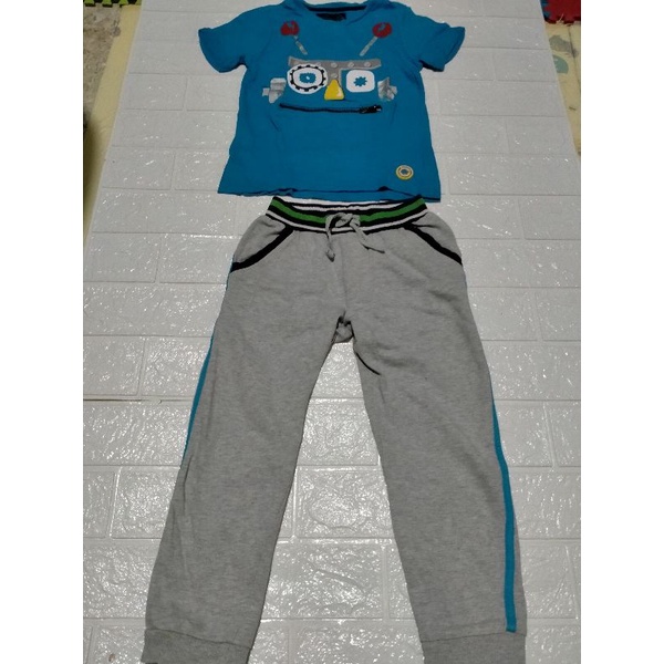 Preloved Set Mothercare 2in1 Preloved Setelan Mothercare Baby Preloved Celana Jogger Mothercare Baby