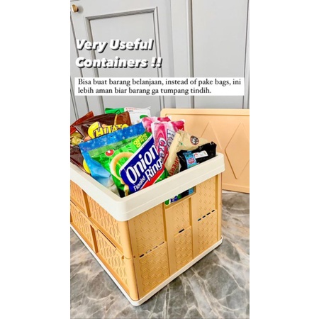 Hongta - Container kontainer box lipat + tutup FBC