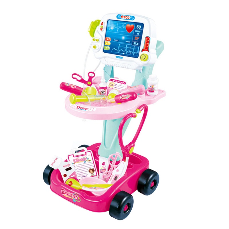 Mary Simulated Medical- for Play Set Kit Keranjang Dokter Multi Fungsi Pretend for Play Mainan Anak Laki-Laki Dan Perempuan