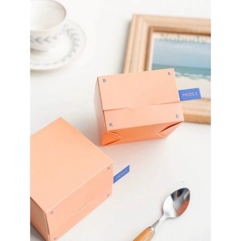 BOX COOKIES MINIMALIS KOTAK SMALL GIFT BOX HAMPERS IMUT 10x10x7 BK39