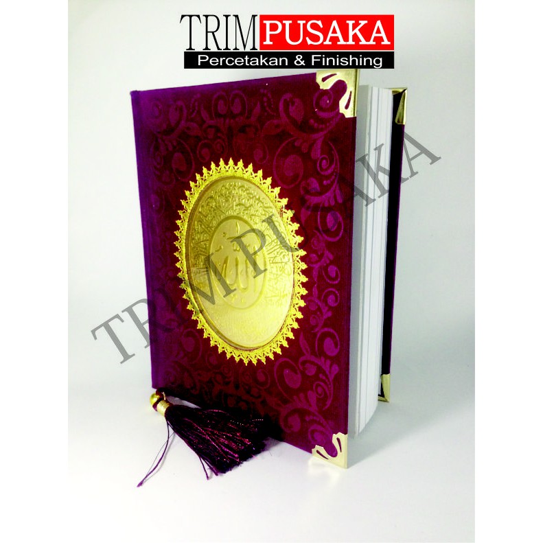 Cetak Buku Yasin Majmu Syarif Cover Bludru