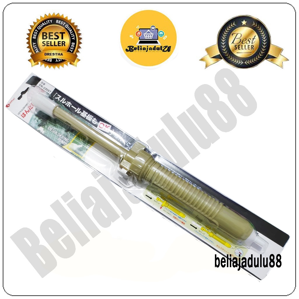 Beliajadulu88 Desoldering Pump/Solder Sucker/Sedotan Solder Goot