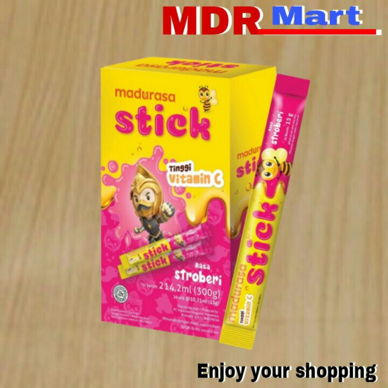 

MADURASA STICK Strawberry 1 pack isi 20 x 15gr