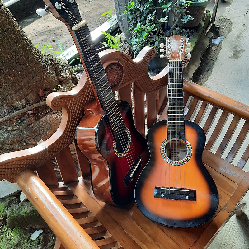 MINI GITAR / GITAR KECIL/ 6 SENAR | MINI GUITAR 6 STRING WARNA BISA PILIH