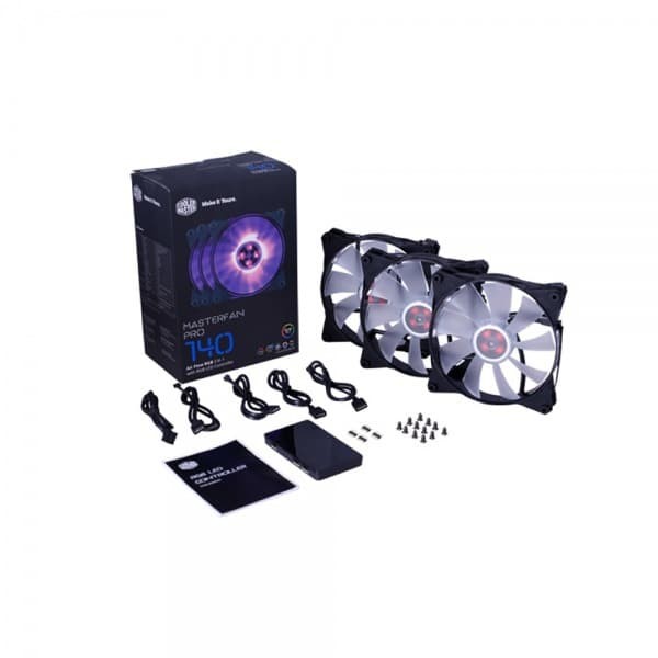 FAN 14CM RGB -Cooler master MasterFan Pro140AF RGB3in1withController