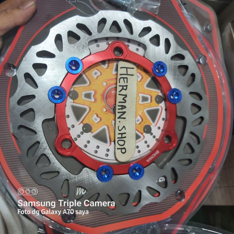 piringan disc cakram Nmax aerox showa / cakram depan showa nmax aerox / cakram belakang nmax showa /