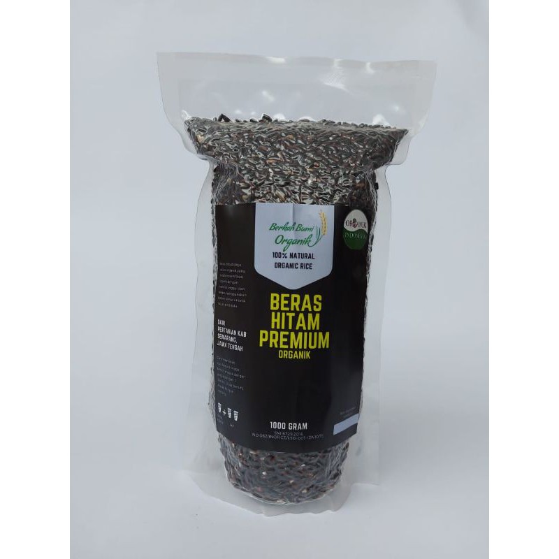 

Beras Organik Hitam Beras Diet Rendah Gula 1KG Vacum