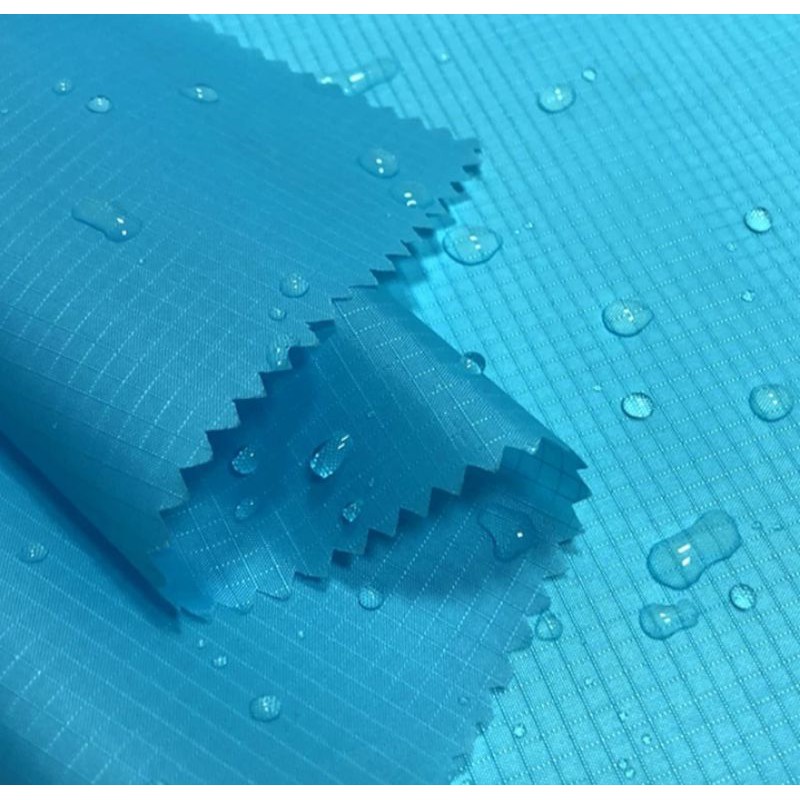 kain wp nylon 20d nilon ripstop kain bahan tenda ultralight kain waterproof  | Shopee Indonesia