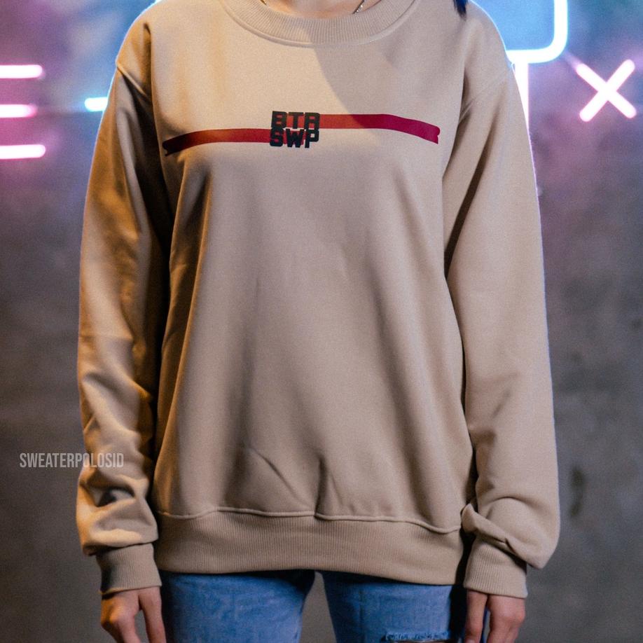 Tidak Diragukan.. SWEATERPOLOSID x BTR — Basic Sweater BTR Robotic Size M-XXL