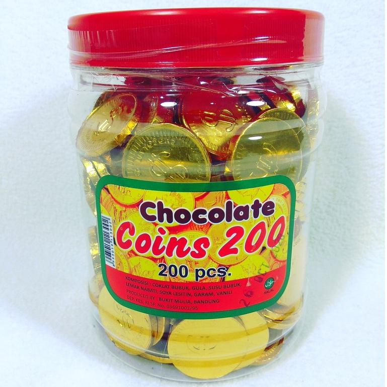 

Coklat koin isi 200 pcs
