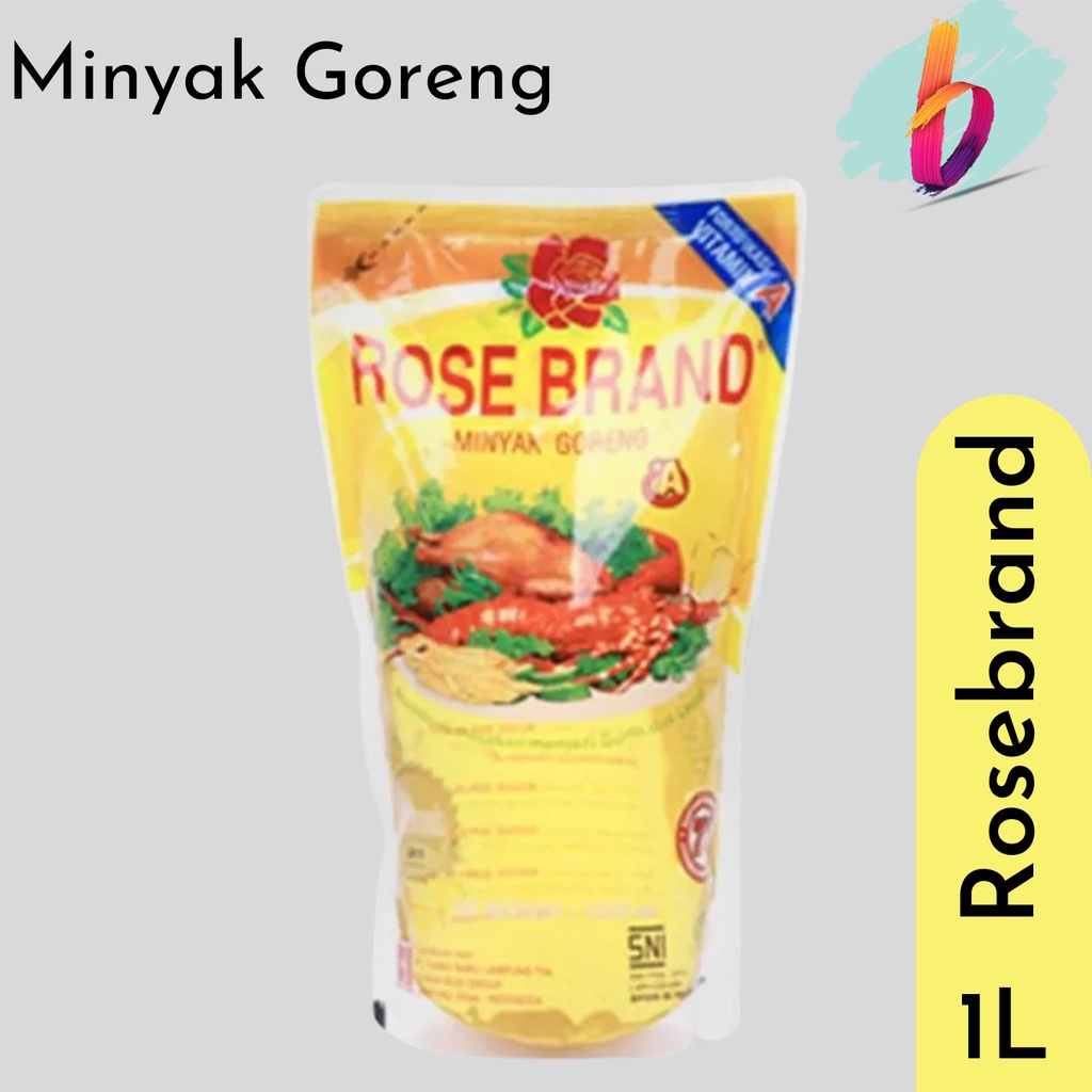 

Rose Brand Minyak Goreng 1 Liter 1000 mL/ Kemasan Pouch