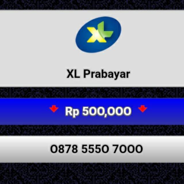NOMOR CANTIK XL 0878 5550 7000