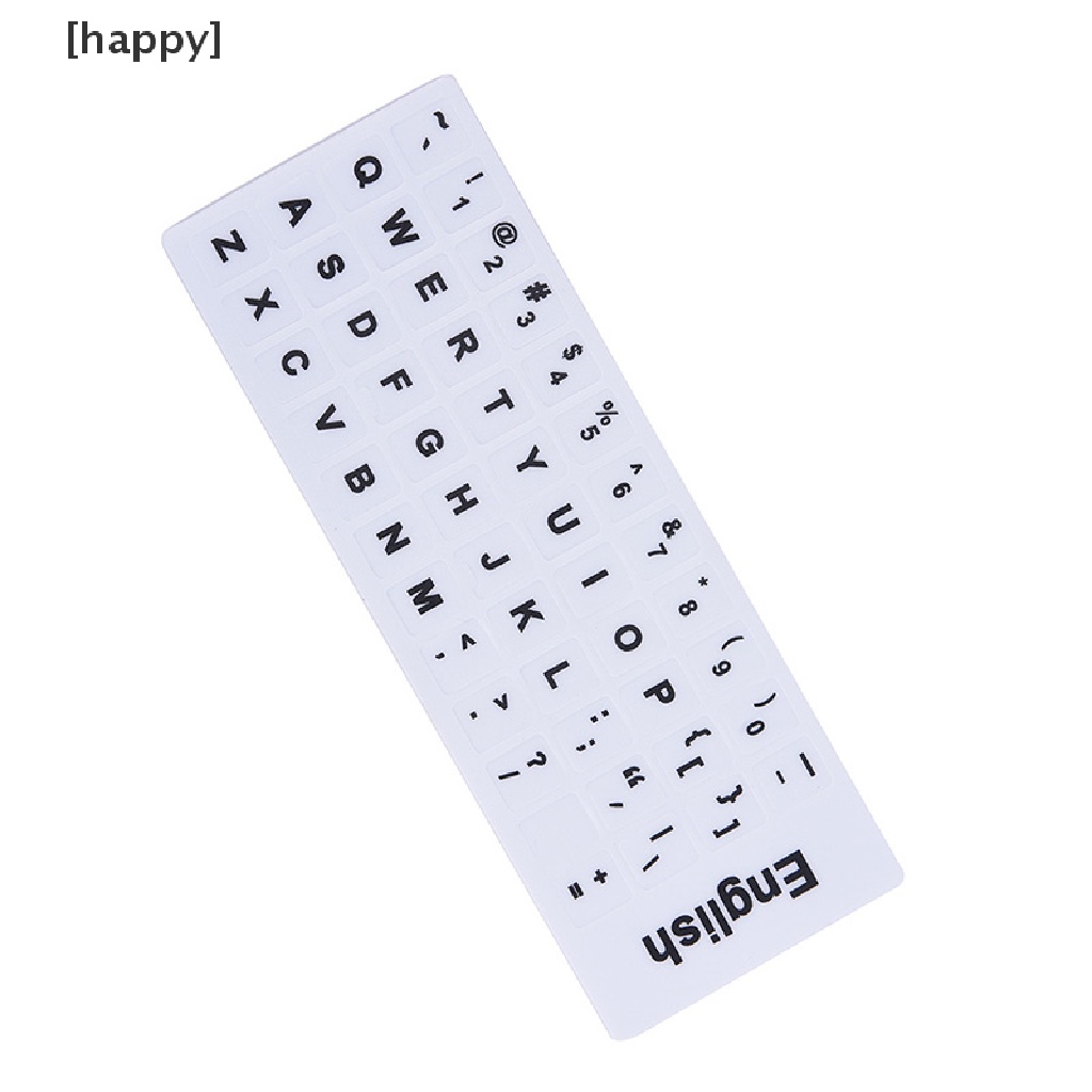 Ha Stiker Keyboard Bahasa Inggris Warna Hitamputih Untuk Komputer Pclaptop