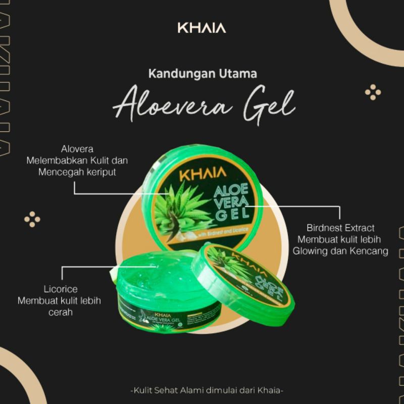 Khaia Aloevera Gel / Aloe Vera Gel Khaia / Khaia