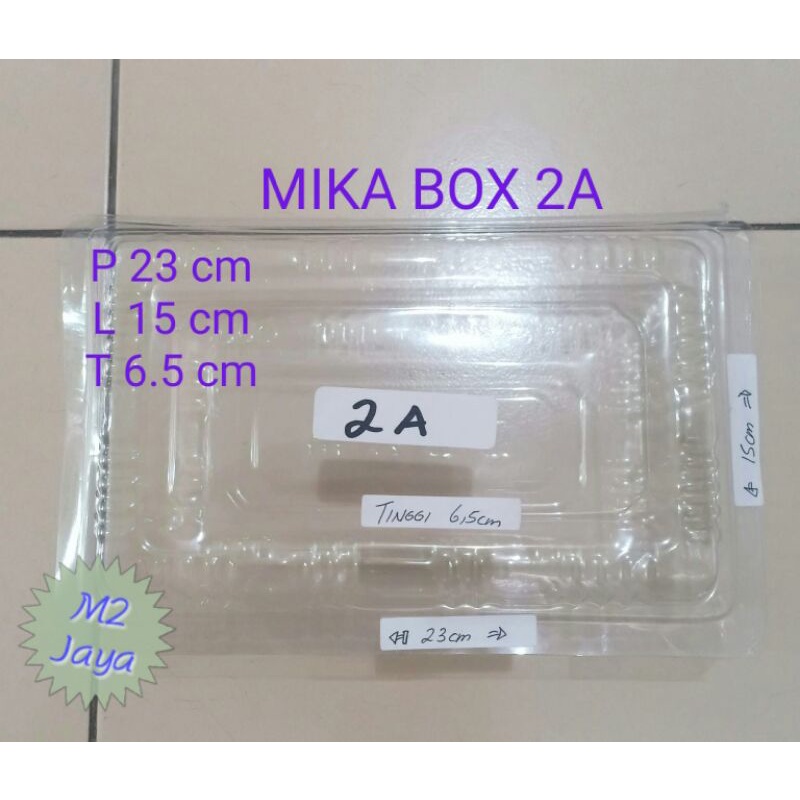 

MIKA KUE/MIKA BOX/MIKA PLASTIK A2 (50 pcs)