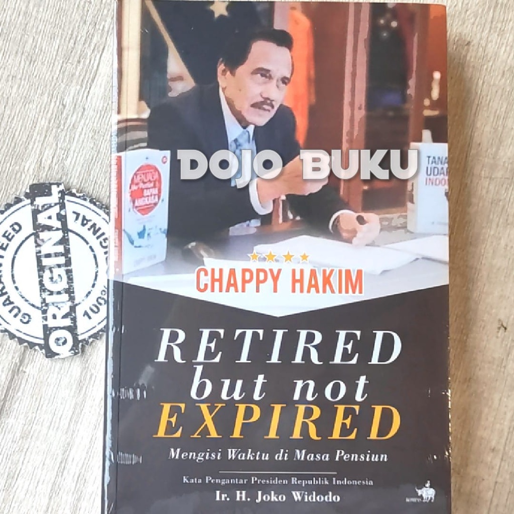 Buku Retired but Not Expired Mengisi waktu di Masa Pensiun by Chappy H