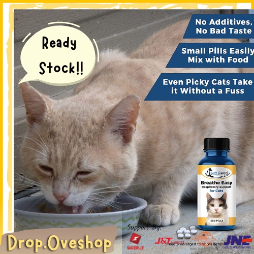 Best Life 4Pets Breathe Easy  Isi 30 Tablet |Best Life 4Pets Breathe Easy|Suplemen Pernafasan|Best L