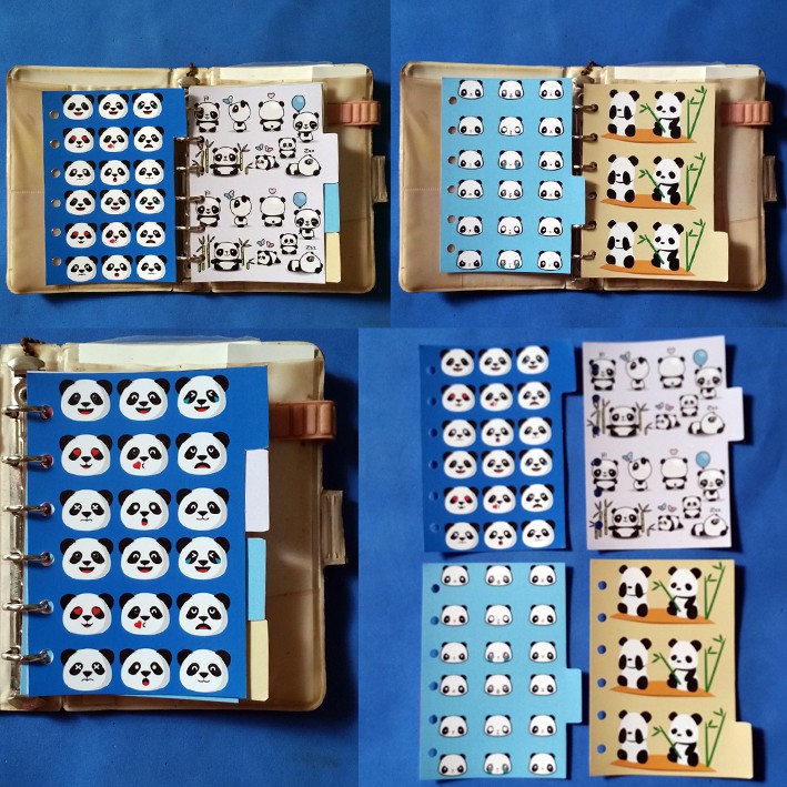 

Pembatas Binder 2 Ring, 6 Ring, 20 Ring, 26 Ring 1 set 4 lembar Beruang Panda Murah