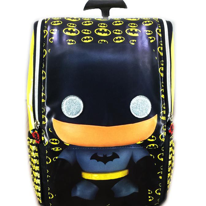 Great Stuff Tas Troley Sekolah Anak Tk Batman Kids 3D Timbul Jepang