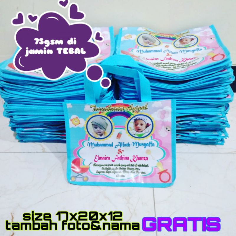 

tas ulang tahun, tas souvenir, tas event, tas acara, tas harinya dll