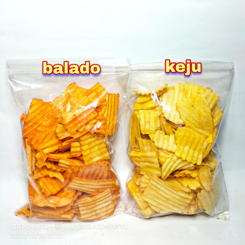 

KERIPIK SINGKONG TES KEJU BALADO 170 GR