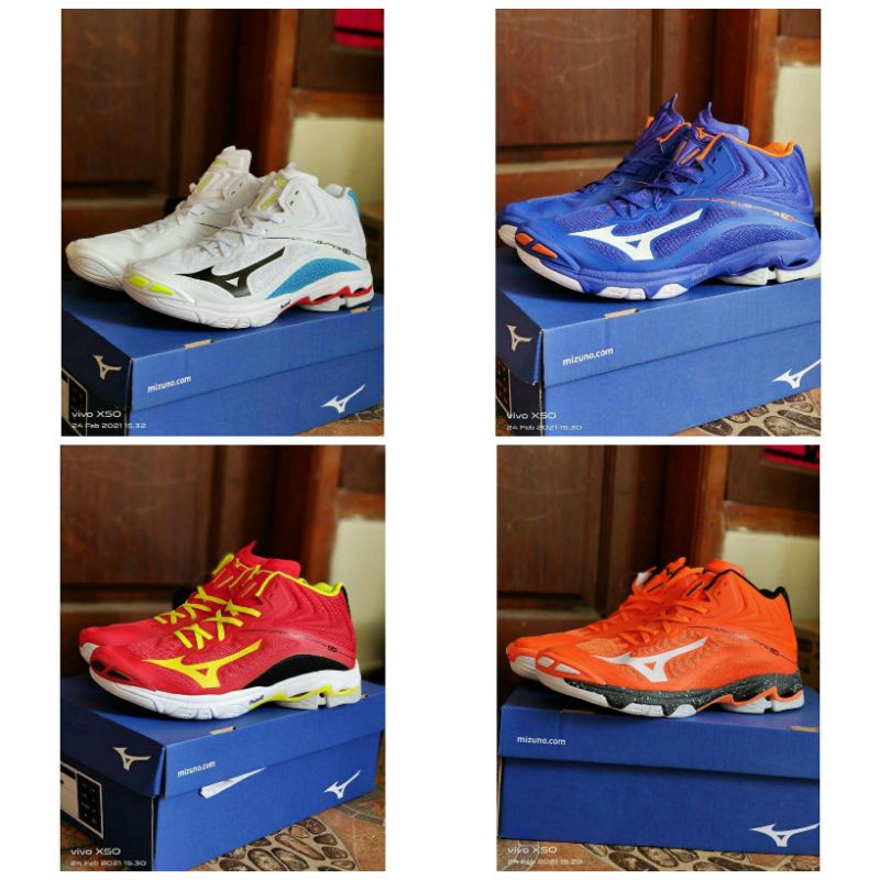 MIZUNO WLZ 6 MID WLZ 5 WLZ 3 WLZ 2 WLZ 4 WAVE VOLTAGE WAVE MIRAGE WAVE TORNADO THUNDER BLADE