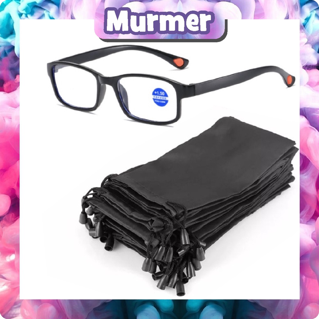 MurmerOfficial Kacamata Baca Lensa Plus Anti Radiasi +1.00 s/d + 4.00 Kacamata Pria Reading Glasses 3053 G001