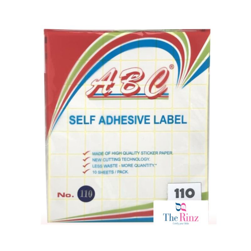 

Sticker Label No. 110 ABC