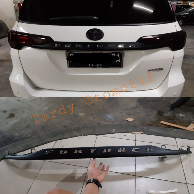 Trunklid All New Fortuner Original Toyota Hitam Doff