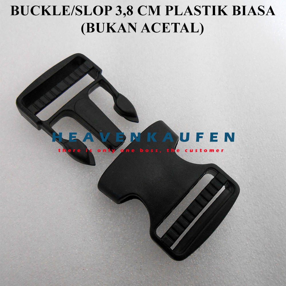 Buckle Sodok / Slop Tas 3,8 cm Plastik Biasa Murah