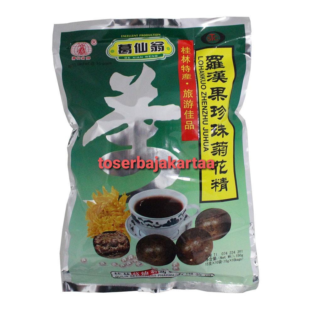 

LoHanKuo ZhenZhu JuHua (Teh Lohanko Sachet)