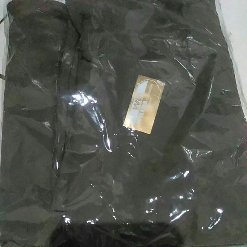 size L MARYAM WILLDA COLLECTION JILBAB KHIMAR KERUDUNG wilda BERGO-Coklat Tanah