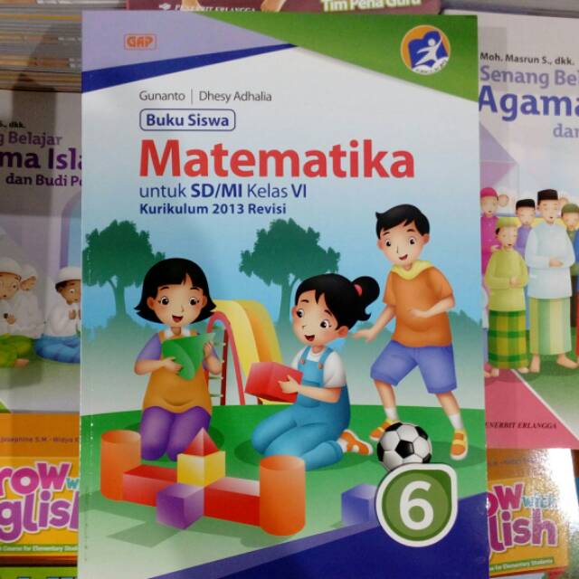 Matematika Kelas 6 Sd Mi K13 Revisi Gelora Aksara Pratama Erlangga