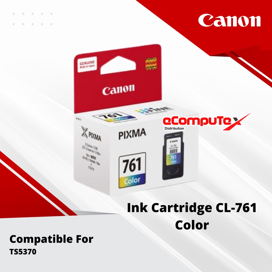 CARTRIDGE CANON CL-761 COLOR / TINTA CATRIDGE CANON CL761 COLOUR ORIGINAL - RESMI