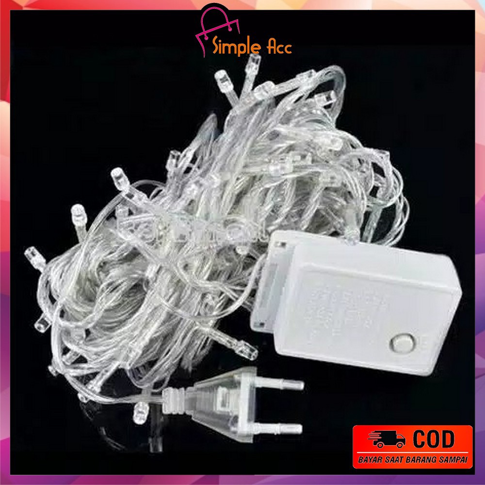 *COD* DO-C17 C199 Lampu Tumblr Light Led 10 Mtr OPP 100 LED 50 LED Lampu Hias Dekorasi Kamar Hiasan-2